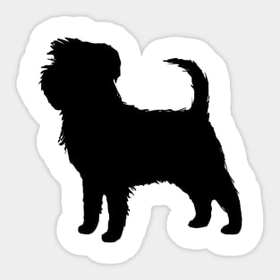 Affenpinscher Silhouette(s) Sticker